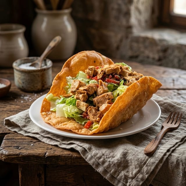 Tostada Tradicional.