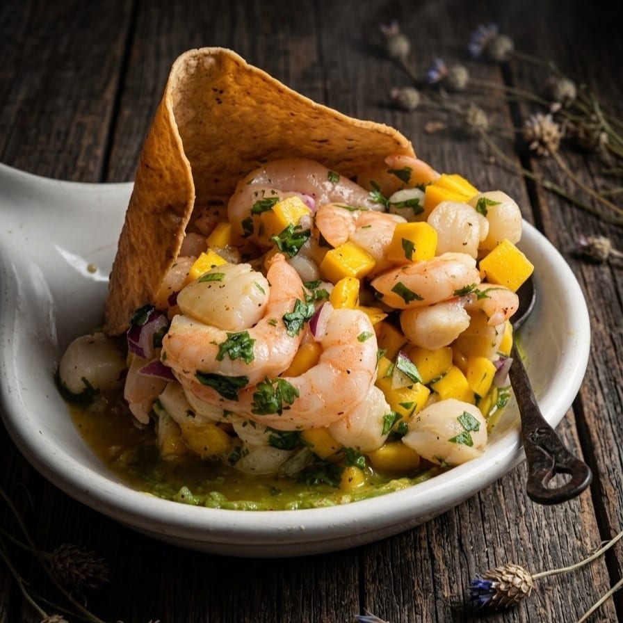 Seafood Ceviche.