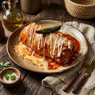 Classic Mission Style Burrito