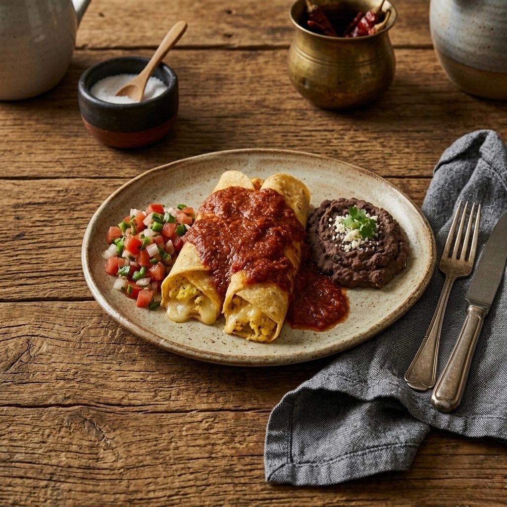 Enchilada de Desayuno.