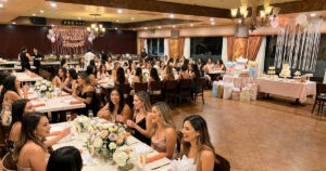 Private Dinning, Private Event, Women Sitting and eating